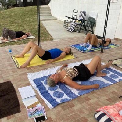 Ladies that do yoga
